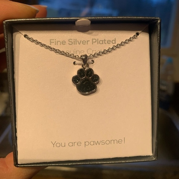 Jewelry - Crystal Paw Necklace